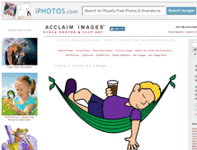 Tablet Screenshot of earch.acclaimimages.com